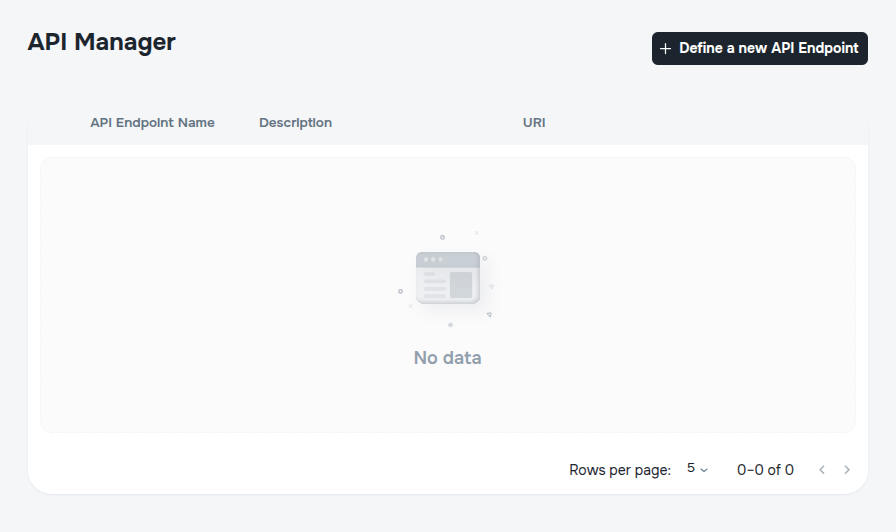 API Endpoints Page