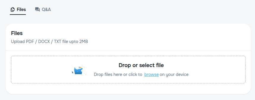 Files Knowledge Base Page