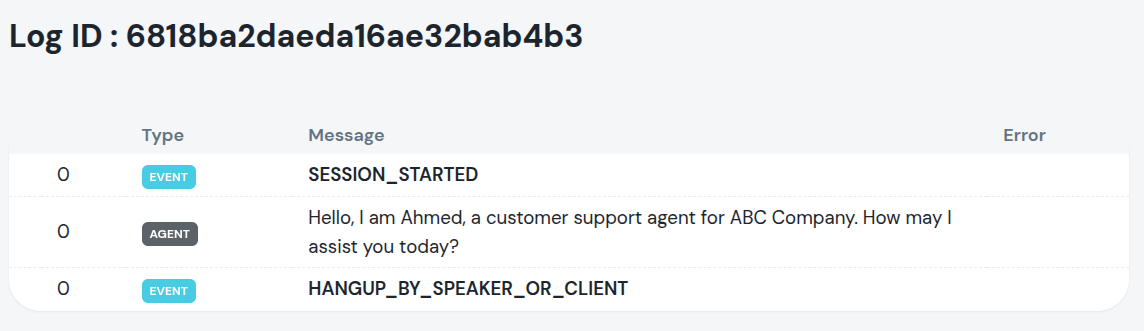 Logs Transcript